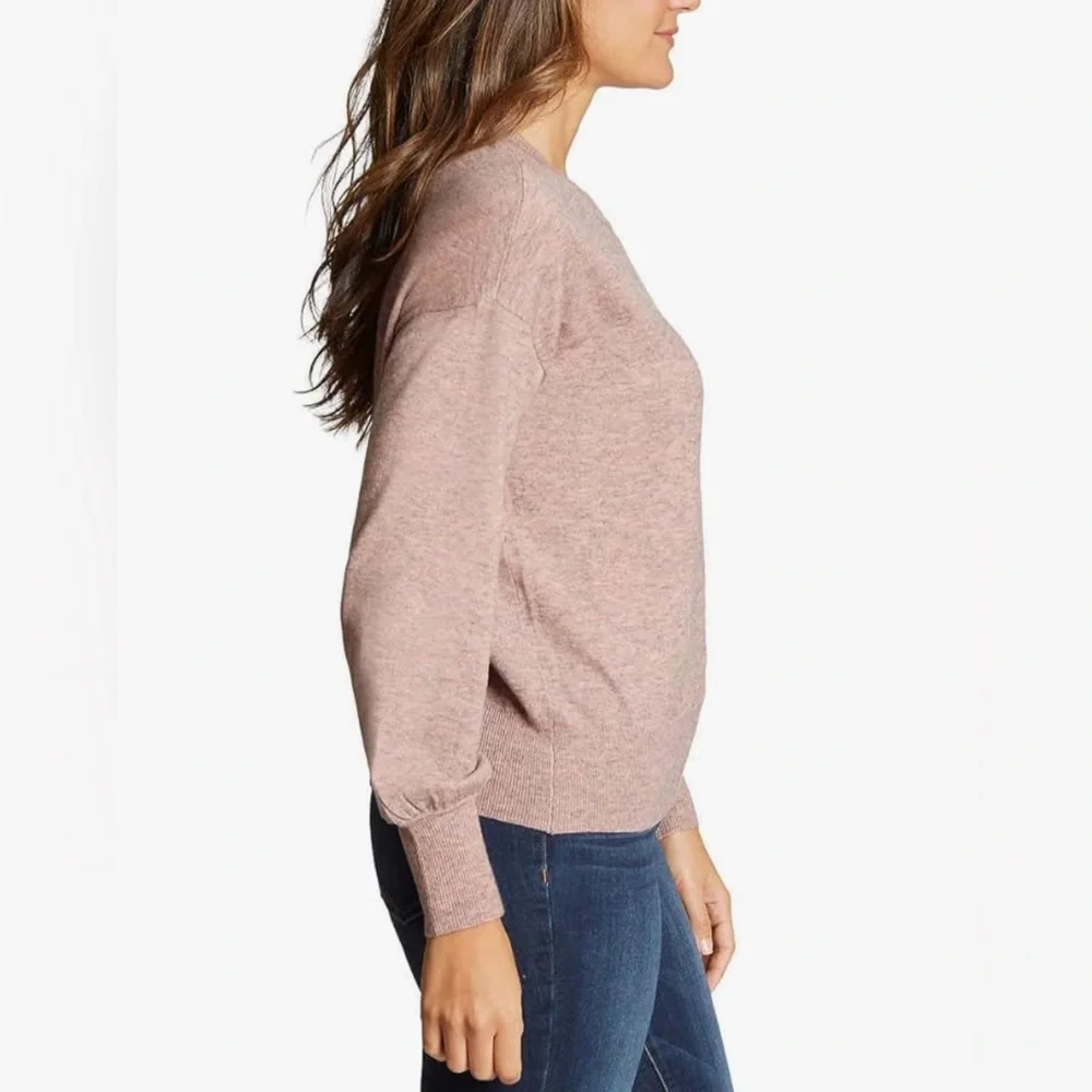 D2- large pink sweater size L ELLA MOSS